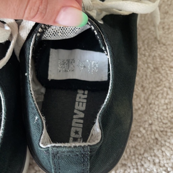 Converse black and white W: size 9 & M: size 7 - Picture 6 of 10